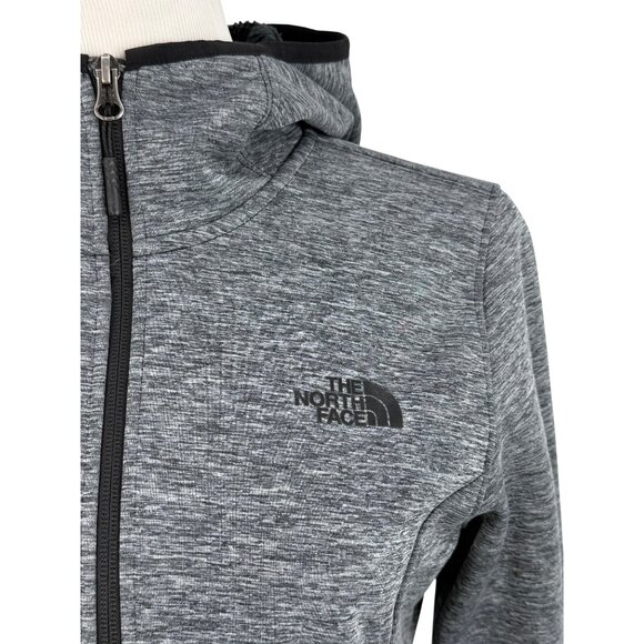 The North Face Gray Zip-Up Fleece Lined Canyonlands Hoodie Jacket | Athleisure S - Picture 4 of 16